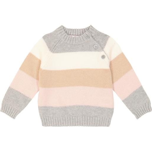 Il Gufo baby - pullover in lana vergine a righe