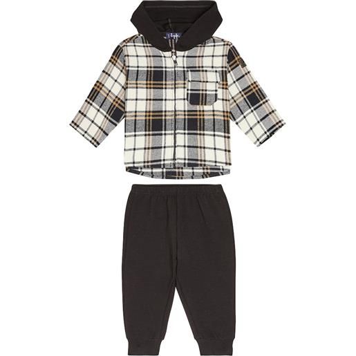 Il Gufo baby - tuta a quadri