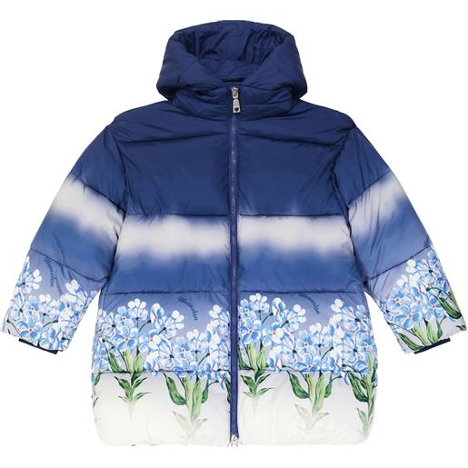 Monnalisa cappotto imbottito con stampa