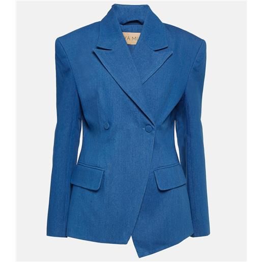 Aya Muse blazer di jeans cosa