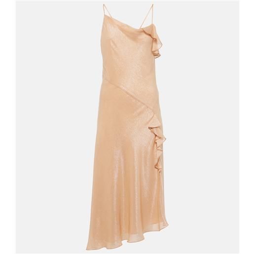 Victoria Beckham abito sottoveste in twill bias cami
