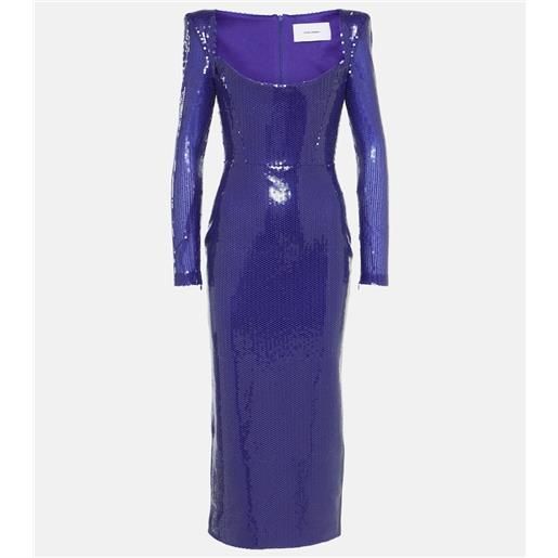 Alex Perry abito midi con paillettes