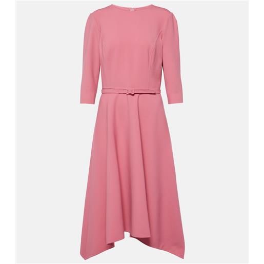 Oscar de la Renta abito midi in misto lana