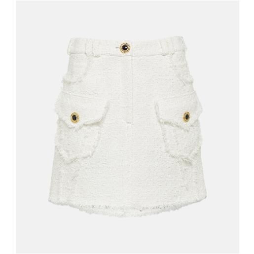 Balmain minigonna in tweed