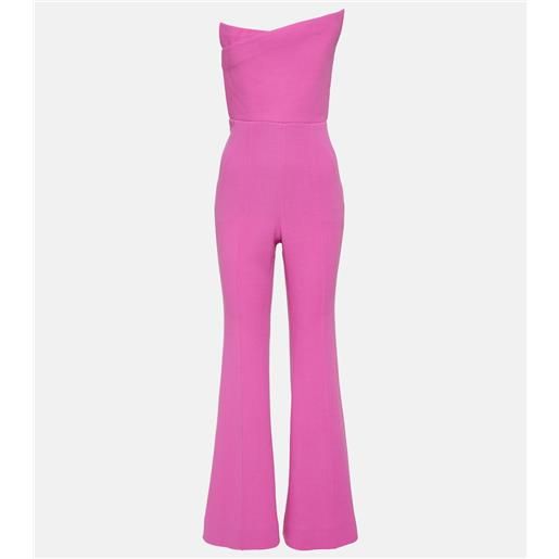 Roland Mouret jumpsuit asimmetrica in lana