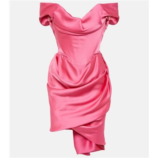 Vivienne Westwood miniabito nova cora in raso