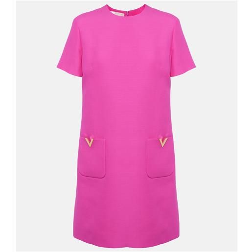 Valentino abito corto vgold in crepe couture