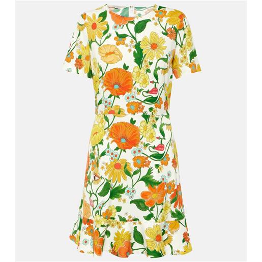 Stella McCartney miniabito con stampa floreale