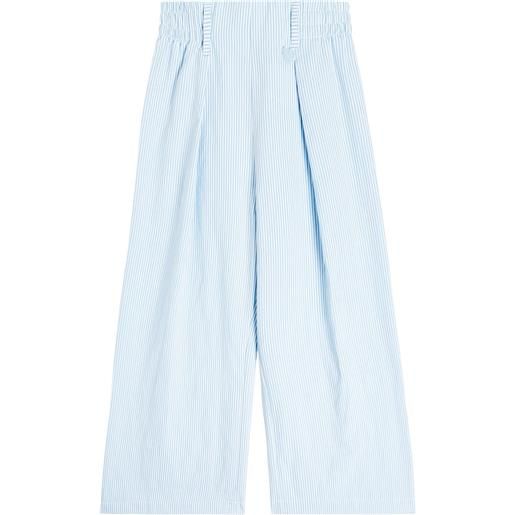 Monnalisa pantaloni a gamba larga in misto cotone