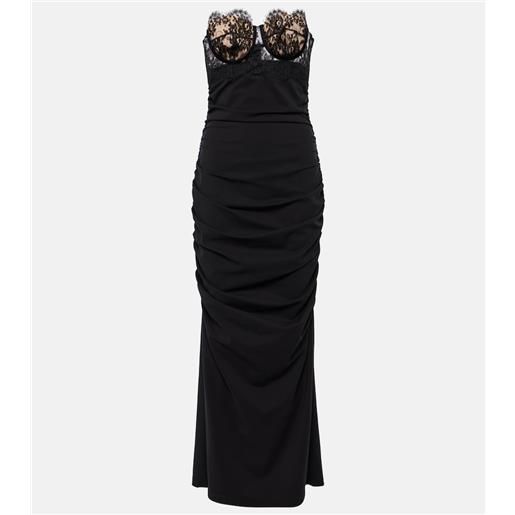 Dolce&Gabbana abito lungo con pizzo
