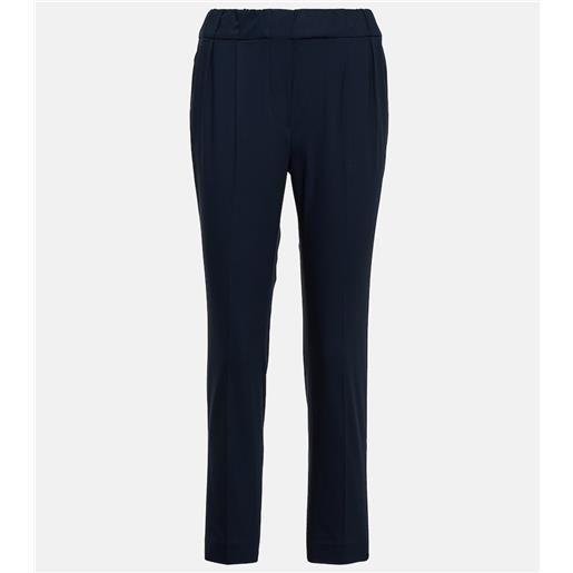 Brunello Cucinelli pantaloni in twill di misto cotone