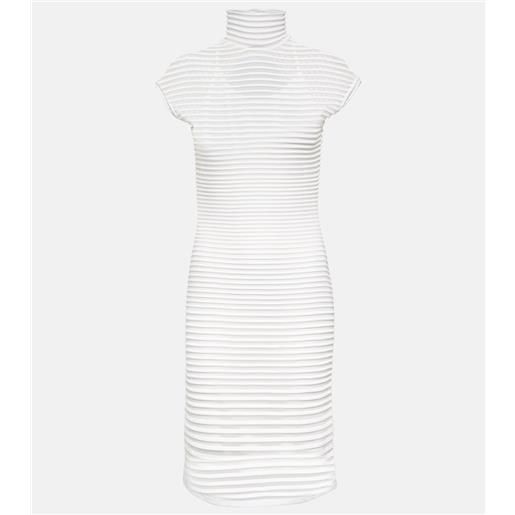 Alaia alaïa abito corto a righe