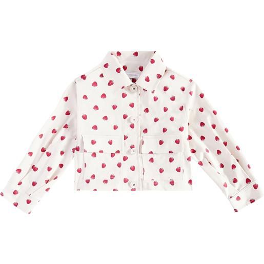 Monnalisa giacca in gabardine di misto cotone