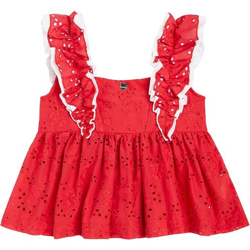 Monnalisa top in mussola di cotone