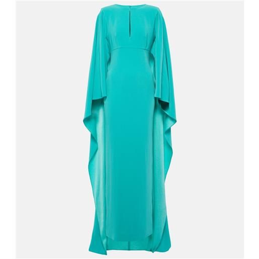 Roland Mouret abito lungo in crãªpe di seta con cut-out