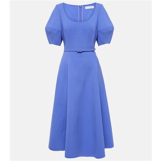 Oscar de la Renta abito midi in misto lana