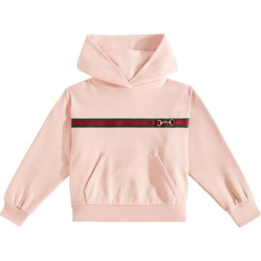 Gucci Kids felpa web in cotone