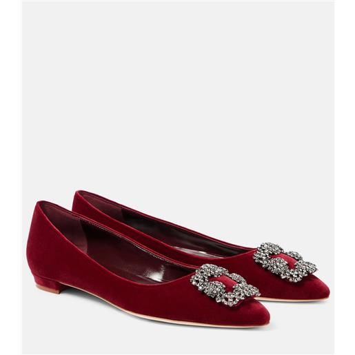 Manolo Blahnik ballerine hangisi in velluto