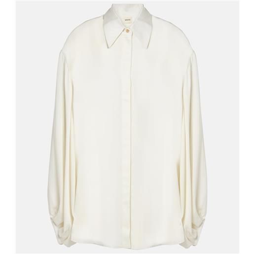 Khaite camicia bam in chiffon