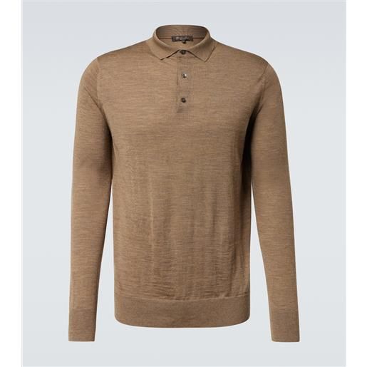 Loro Piana pullover polo in lana vergine
