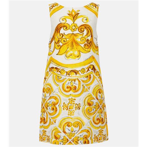 Dolce&Gabbana abito corto majolica