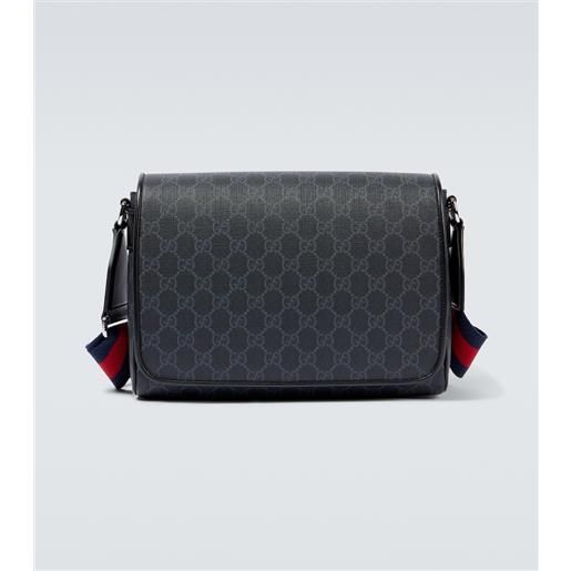 Borsa a tracolla n tela cerata personalzzata da uomo, cartella, borsa