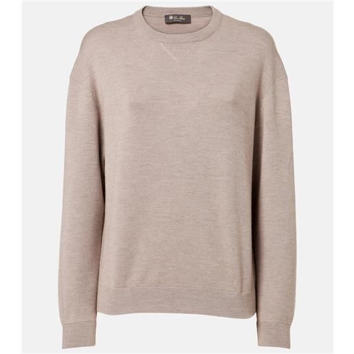 Loro Piana pullover balfour in cashmere, lana e seta