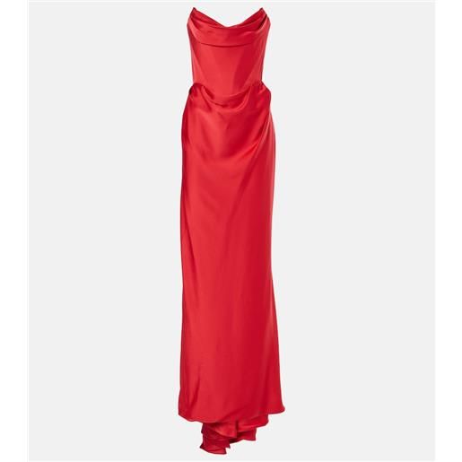 Vivienne Westwood abito lungo in raso