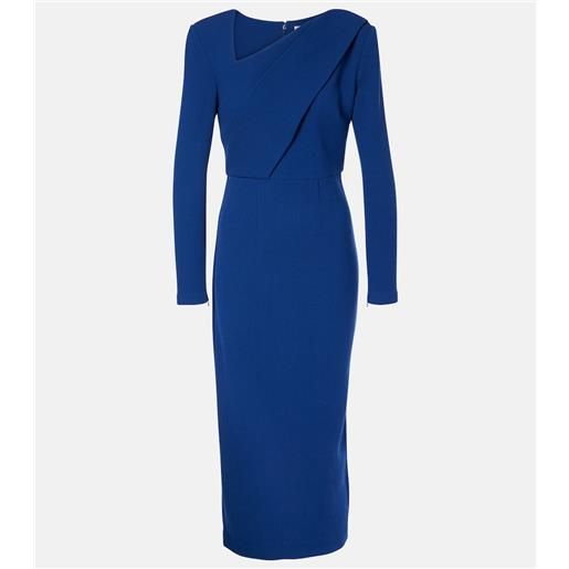 Roland Mouret abito midi in crãªpe di lana