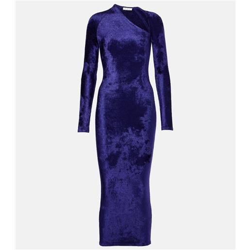 Alaia alaã¯a abito lungo in velluto