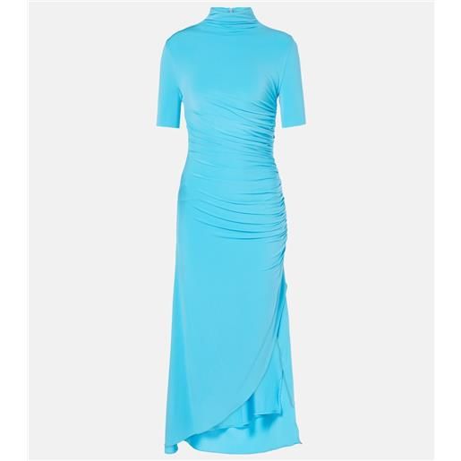 Alaia alaïa abito midi asimmetrico