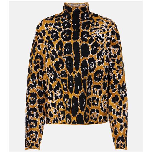 Alaia alaã¯a pullover in jacquard