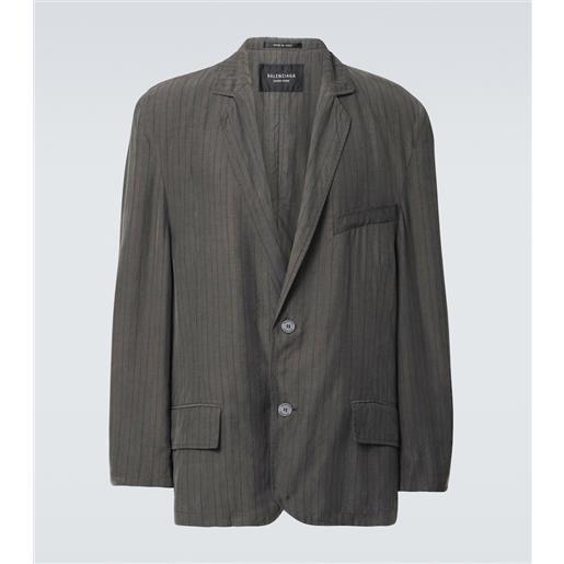 Balenciaga blazer fluid