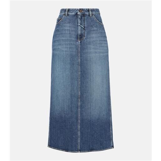 Ralph Lauren Collection gonna lunga di jeans a vita alta