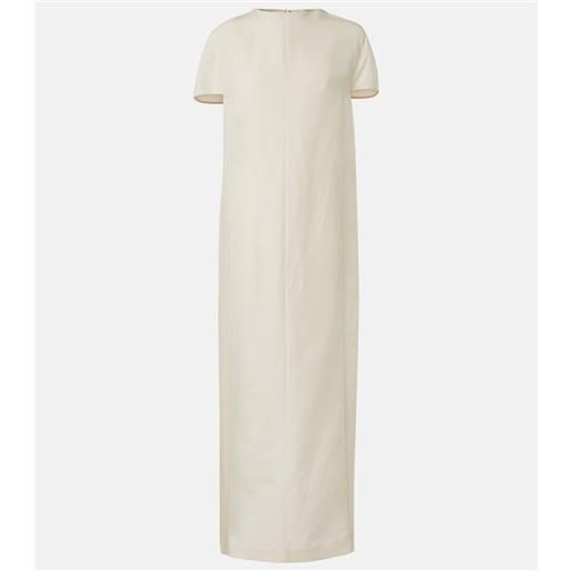 Khaite abito lungo webster in organza