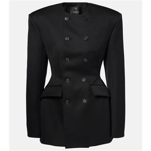 Wardrobe.NYC abito corto in twill