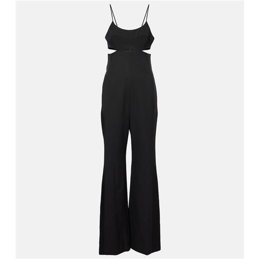Victoria Beckham jumpsuit cami in crãªpe di raso