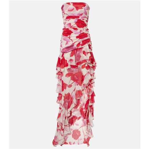 Blumarine abito lungo asimmetrico georg