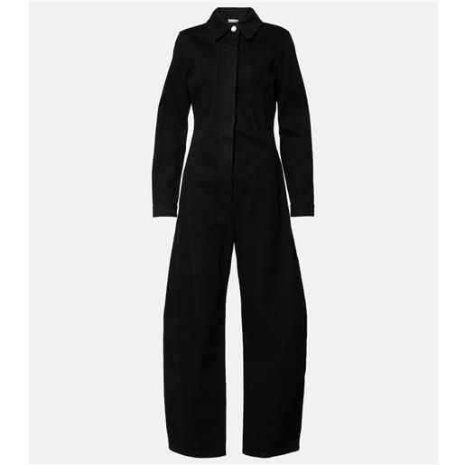 Alaia alaã¯a jumpsuit di jeans