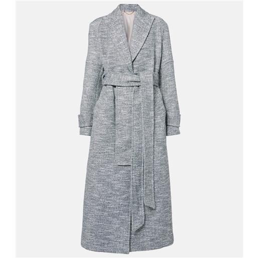 Victoria Beckham cappotto a portafoglio in tweed