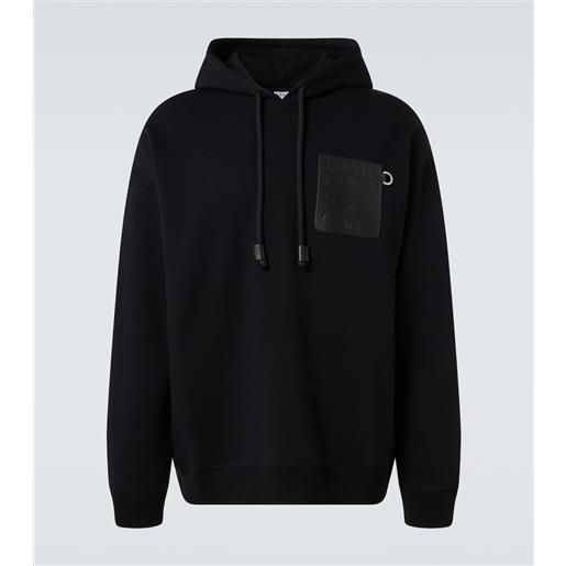 Loewe felpa con cappuccio anagram in cotone