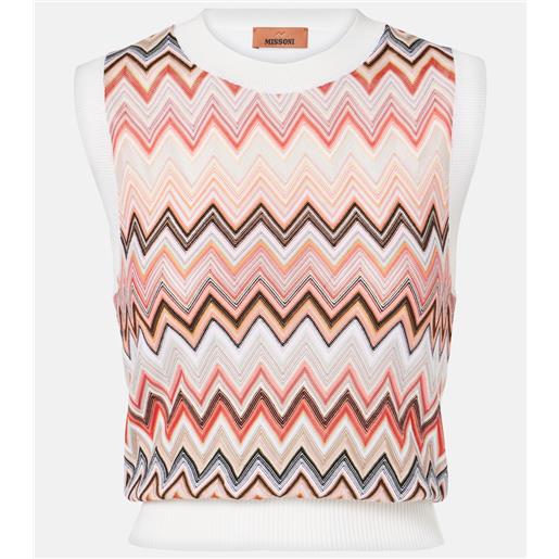 Missoni gilet a zig-zag