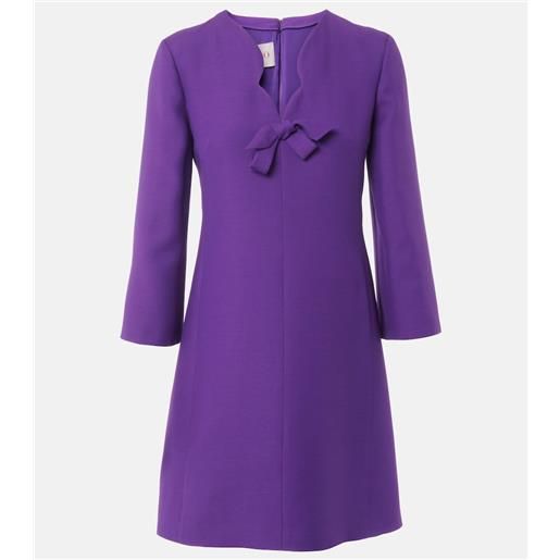 Valentino abito corto in crepe couture