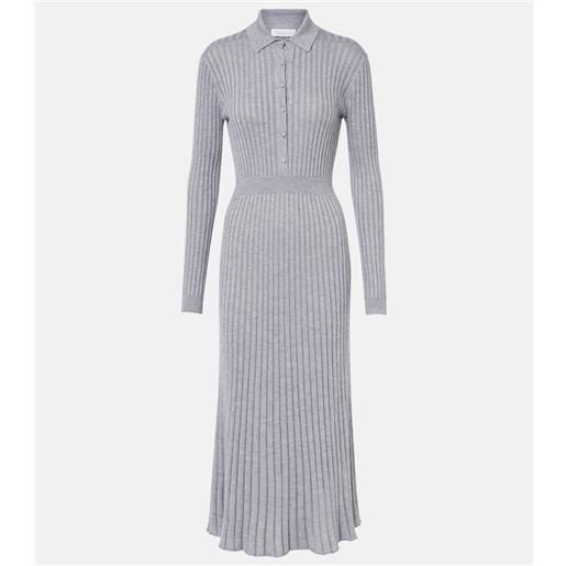 Gabriela Hearst abito polo ardor in cashmere e seta a coste