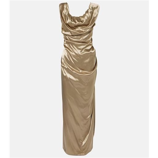 Vivienne Westwood abito lungo ginnie con ruches