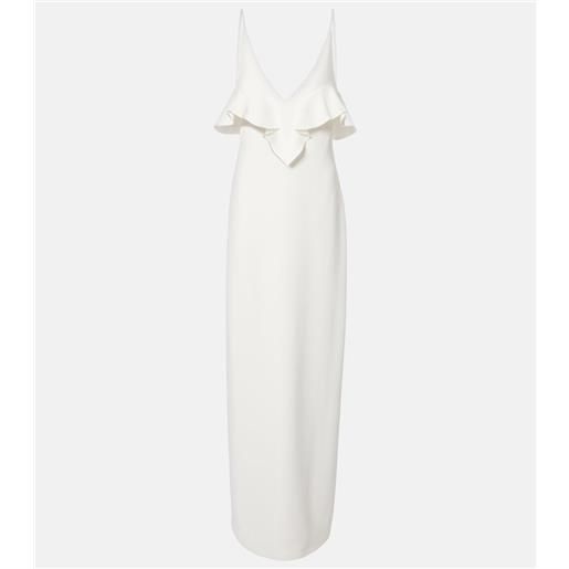 Stella McCartney abito lungo con volant