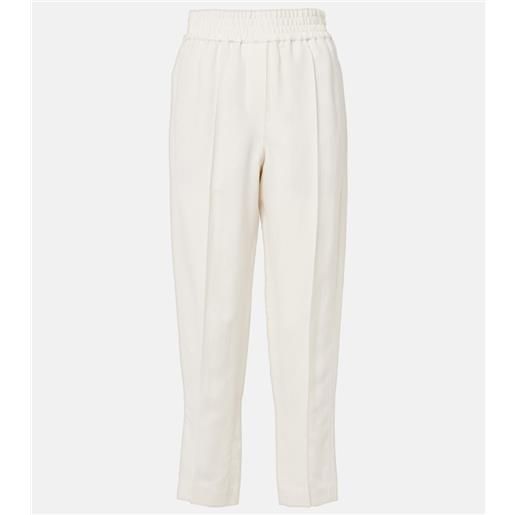 Brunello Cucinelli pantaloni tapered in twill