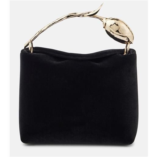 Erdem borsa bloom mini in velluto