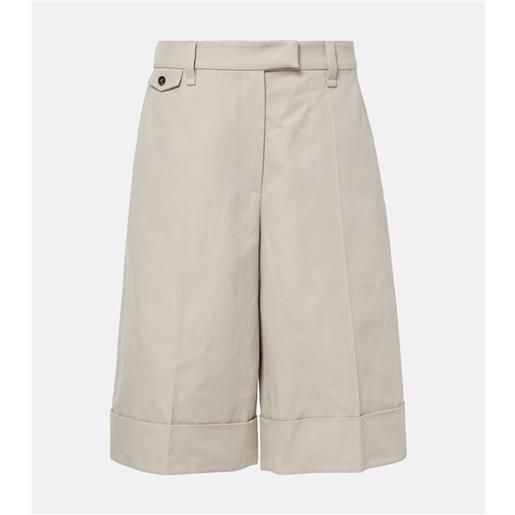 Brunello Cucinelli bermuda in cotone e lino