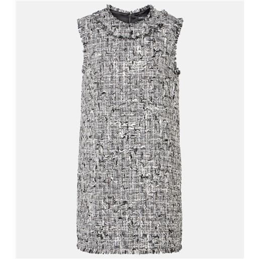 Dolce&Gabbana abito corto in tweed con lamé